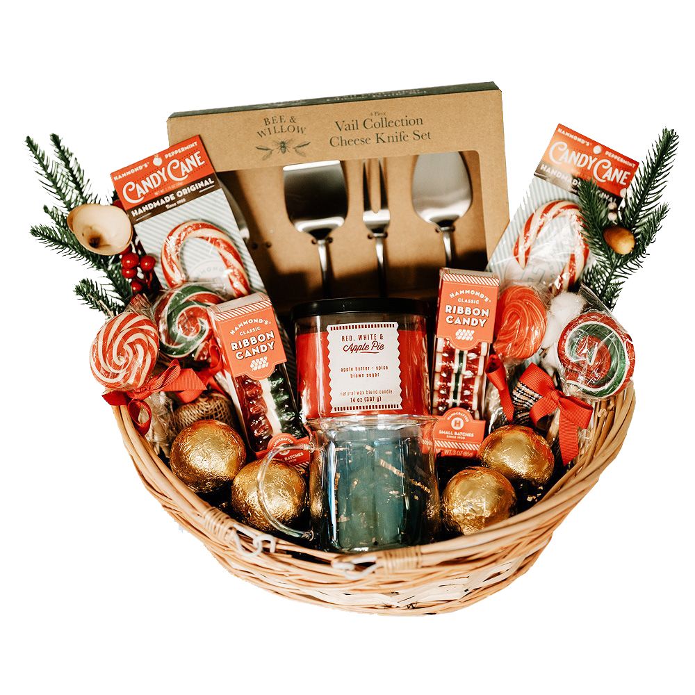 Holiday cheer gift basket