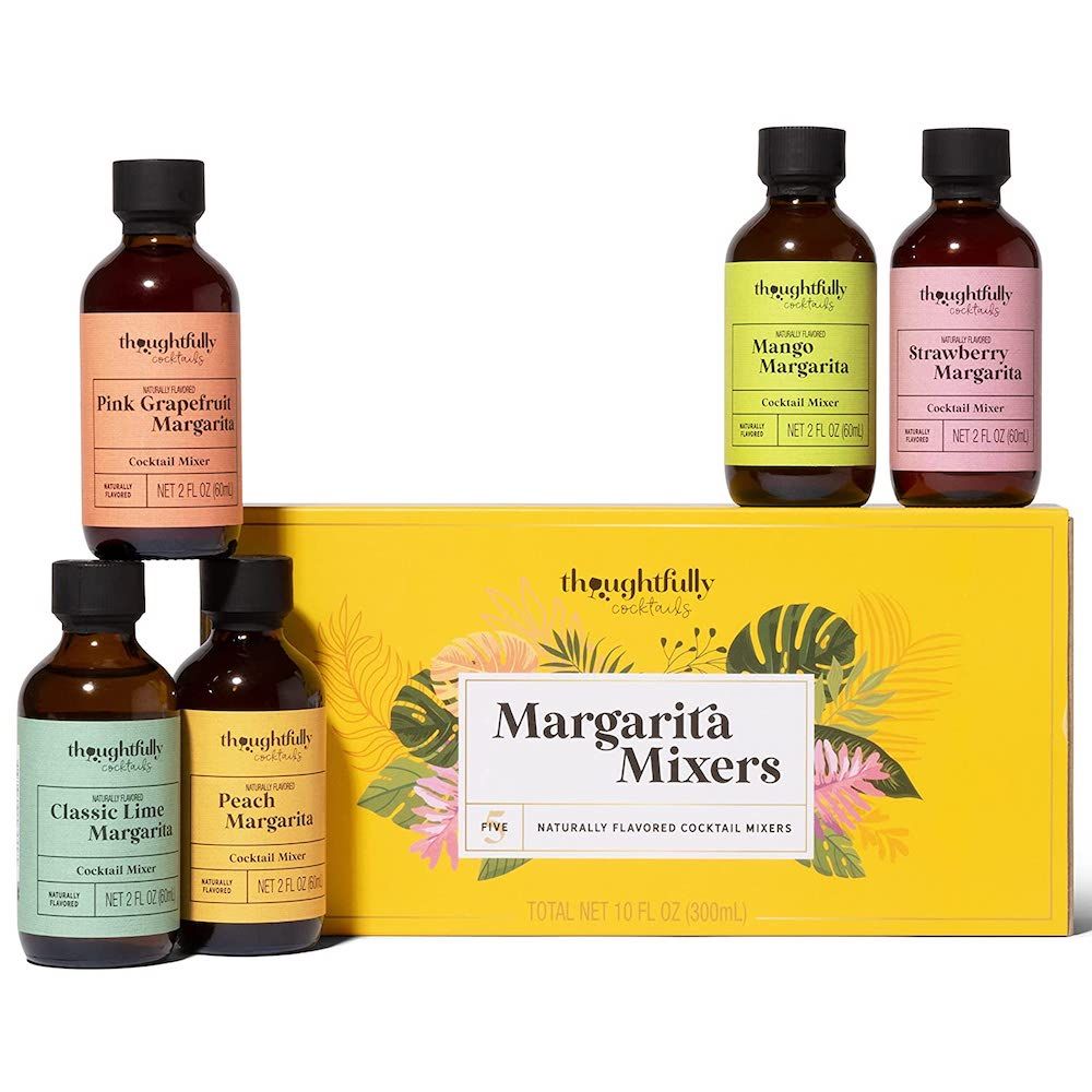 Natural Margarita Cocktail Mixers Gift Set - Set of 5