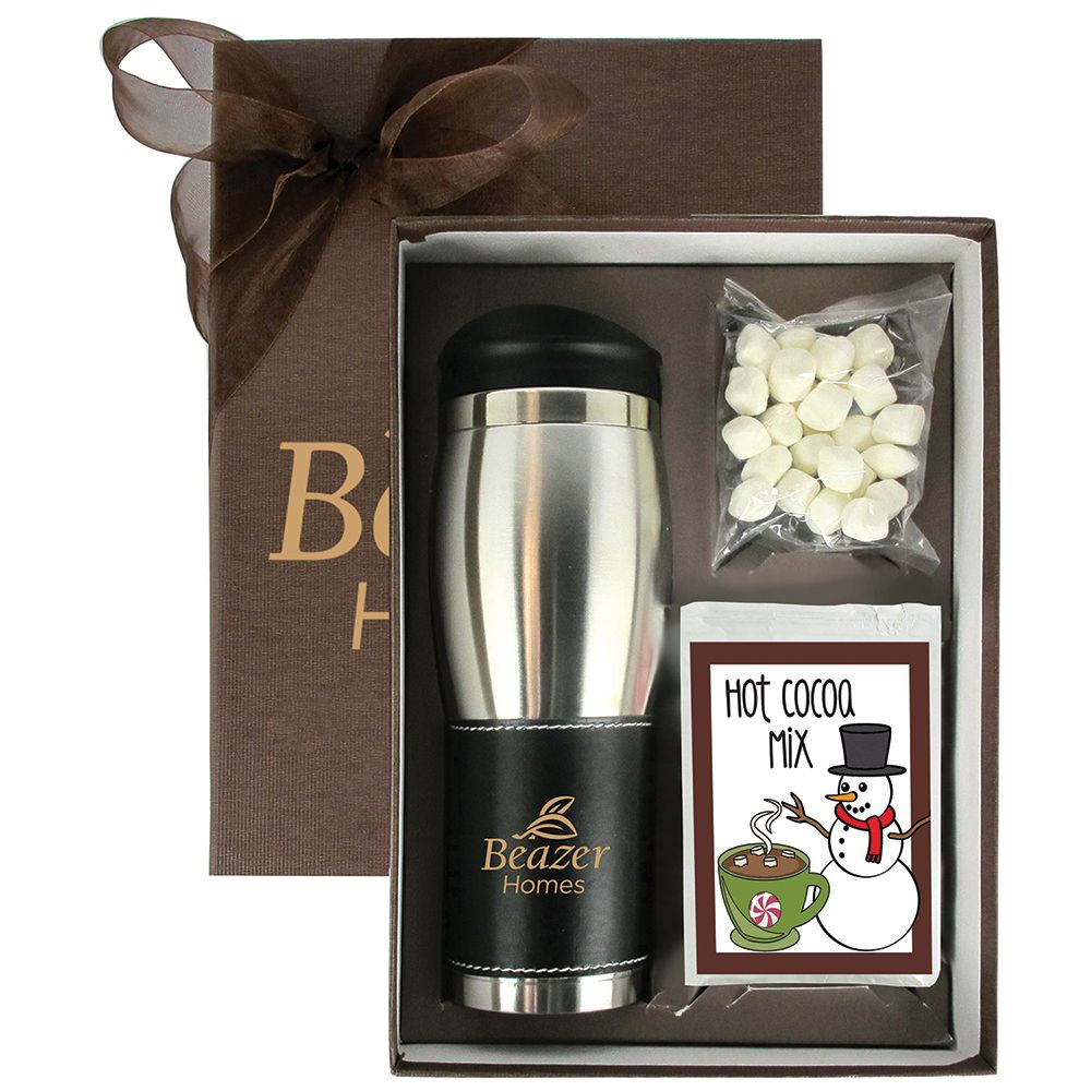 Custom Hot Cocoa Tumbler Gift Set